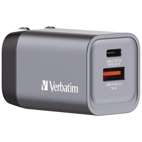 Verbatim USB-C & USB-A 35W Charger